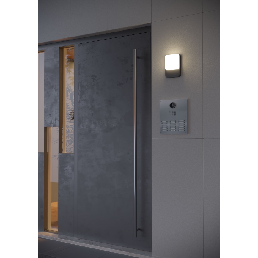 Redo 90130 -LED Aplique de parede exterior COLIN LED/9W/230V 4000K IP54 antracite