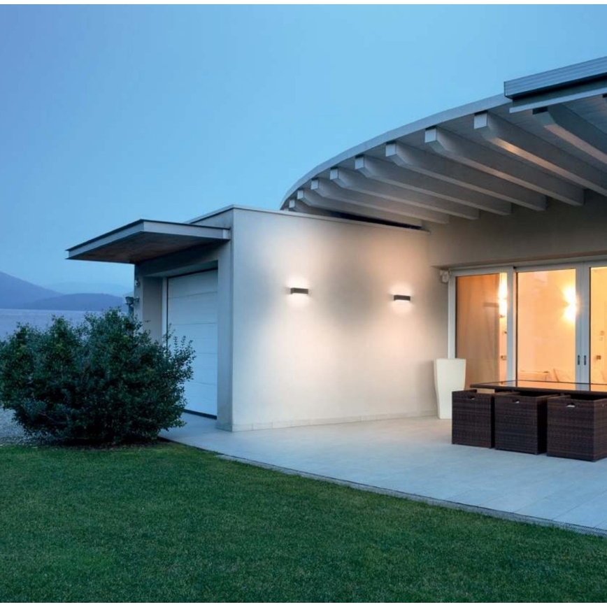 Redo 90153 - Luz de parede LED de exterior LAMPRIS 1xLED/9W/230V IP65