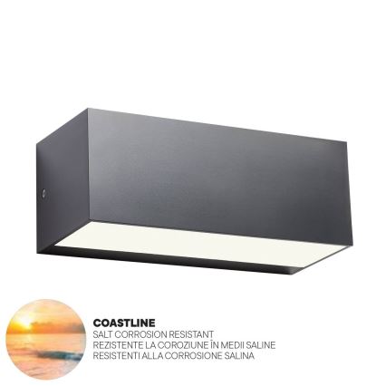 Redo 90153 - Luz de parede LED de exterior LAMPRIS 1xLED/9W/230V IP65