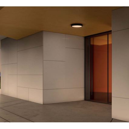 Redo 90155 - Iluminação de teto exterior LED PONZA LED/16W/230V diâmetro 26 cm IP65