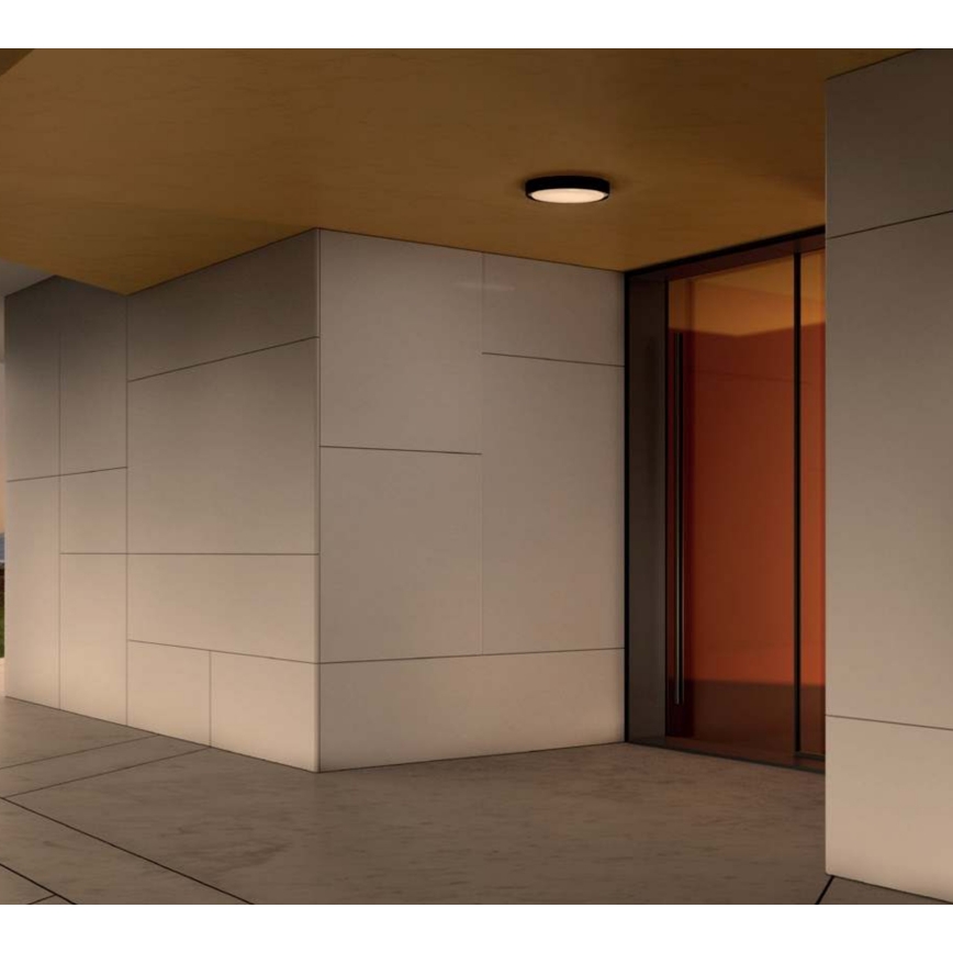 Redo 90155 - Iluminação de teto exterior LED PONZA LED/16W/230V diâmetro 26 cm IP65