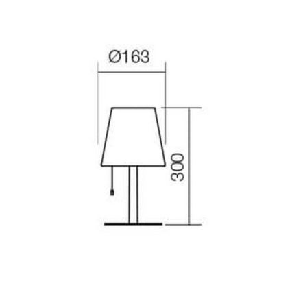 Redo 90166 - Candeeiro de mesa exterior LED RGB com regulação PINO LED/2,6W/230V 4400 mAh IP44