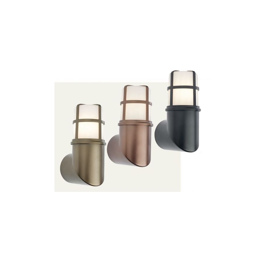 Redo 90197 - Iluminação de parede exterior TRITON 1xE27/28W/230V IP54 cobre