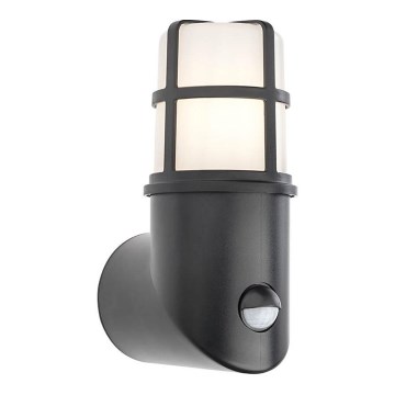 Redo 90201 - Iluminação exterior com sensor TRITON 1xE27/28W/230V IP54 preto