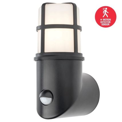 Redo 90201 - Iluminação exterior com sensor TRITON 1xE27/28W/230V IP54 preto
