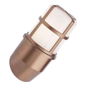 Redo 90203 - Iluminação de parede exterior TRITON 1xE27/28W/230V IP54 cobre
