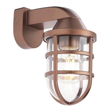 Redo 90206 - Iluminação de parede exterior CAGE 1xE27/28W/230V IP44 cobre