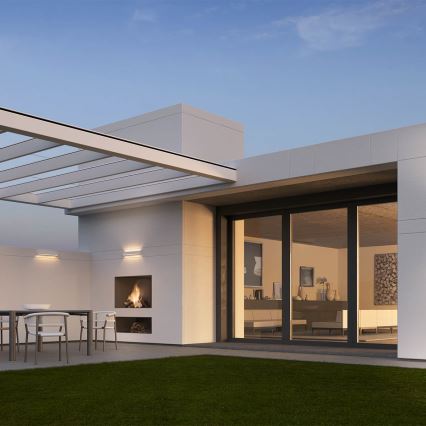 Redo 90259 - Aplique de parede LED para exterior AROOS LED/21W/230V 3000K IP65 branco