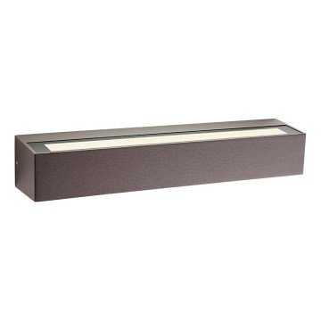 Redo 90261 - Aplique de parede LED para exterior AROOS LED/21W/230V 3000K IP65 castanho