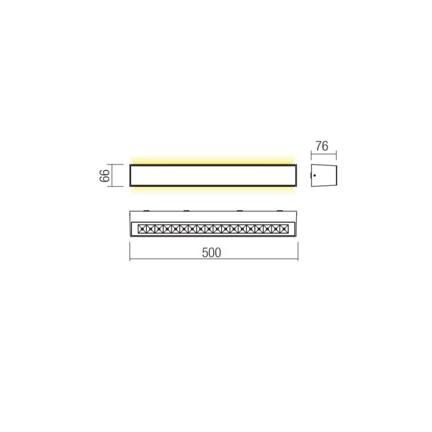 Redo 90261 - Aplique de parede LED para exterior AROOS LED/21W/230V 3000K IP65 castanho