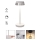 Redo 90306 - Candeeiro de mesa táctil LED com regulação ILUNA LED/2,5W/5V 2700-3000K 3000 mAh IP65 branco