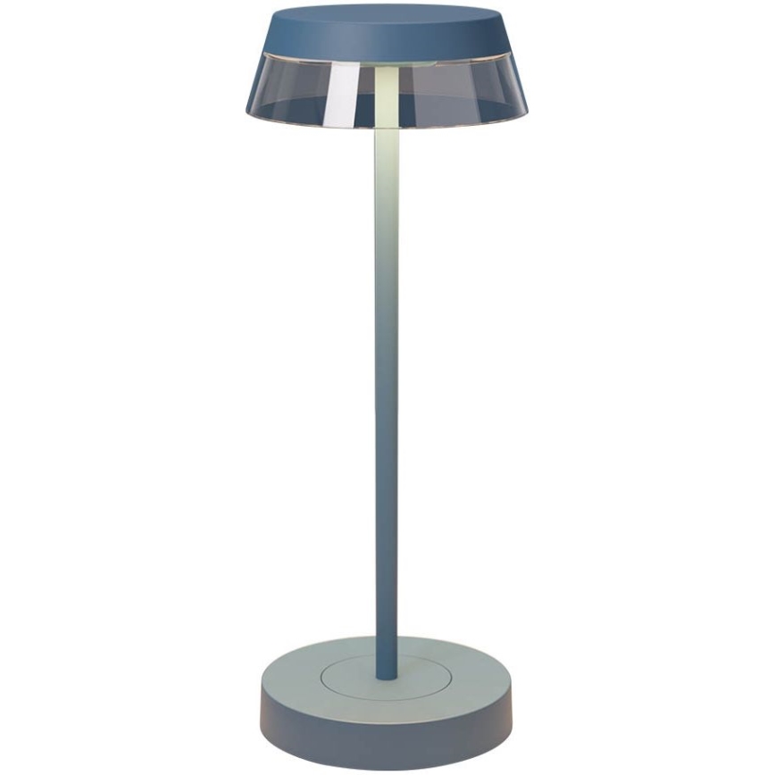 Redo 90310 - Candeeiro de mesa táctil LED com regulação ILUNA LED/2,5W/5V 2700-3000K 3000 mAh IP65 azul