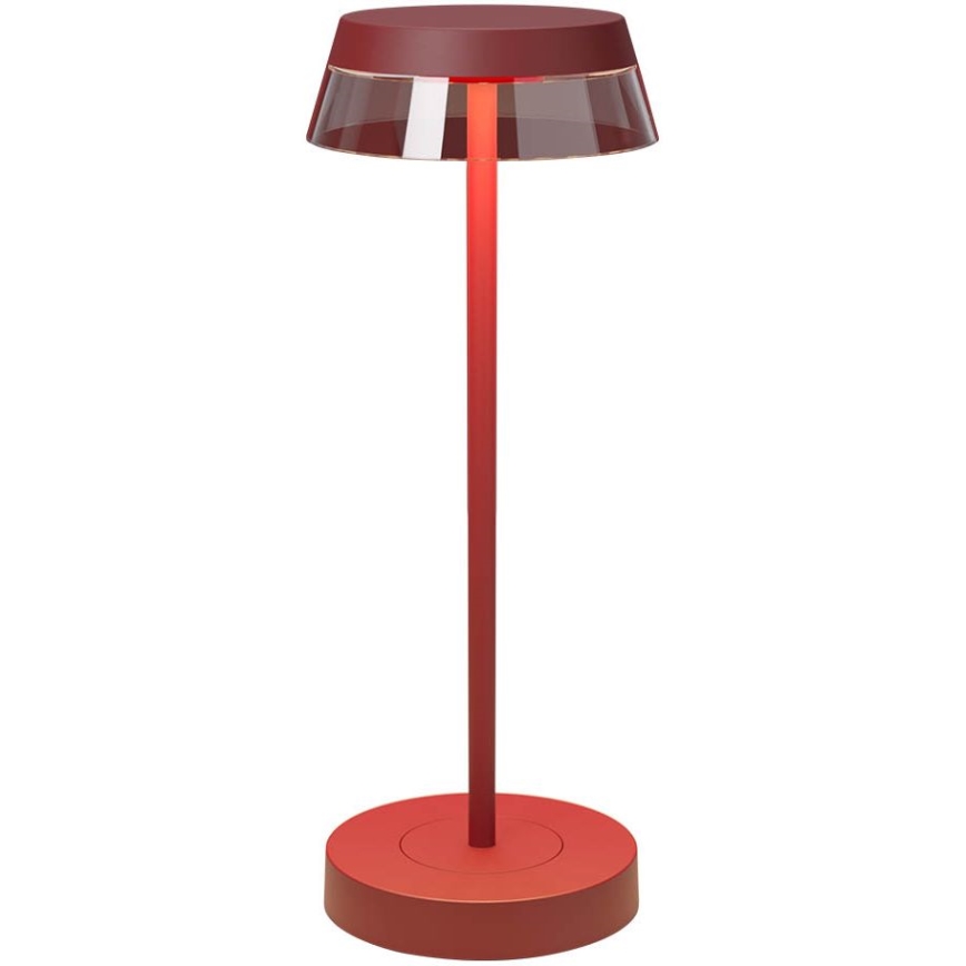 Redo 90311- Candeeiro de mesa táctil LED com regulação ILUNA LED/2,5W/5V 2700-3000K 3000 mAh IP65 vermelho