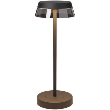 Redo 90312 - Candeeiro de mesa táctil LED com regulação ILUNA LED/2,5W/5V 2700-3000K 3000 mAh IP65 preto