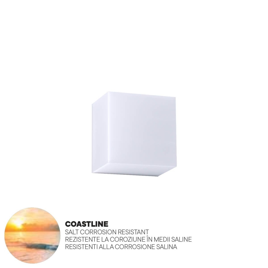 Redo 90320 - Iluminação de parede exterior LED KODIAK LED/5W/230V IP65 branco