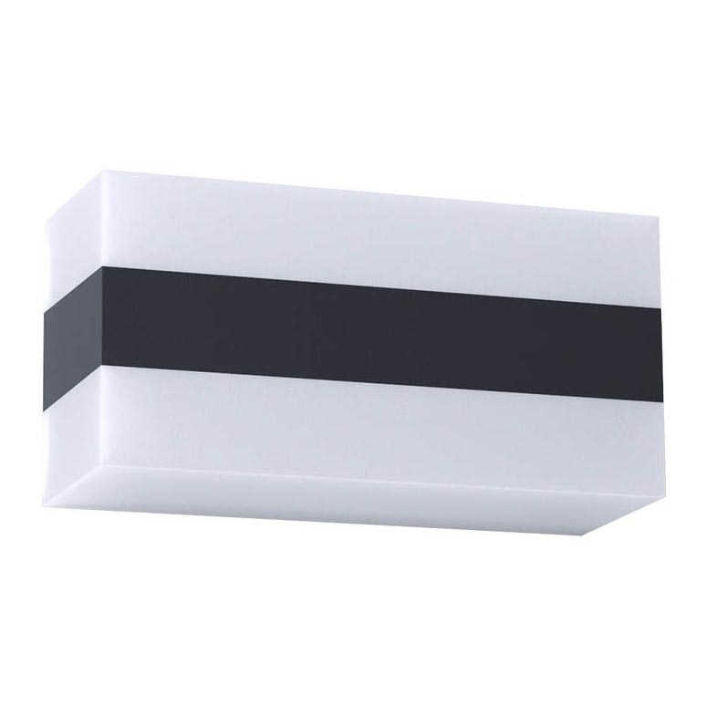 Redo 90326 - Iluminação de parede exterior LED KODIAK LED/8W/230V IP65 branco/preto