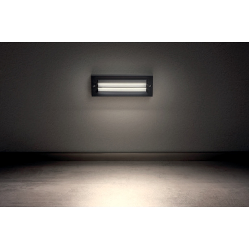 Redo 90330 - Iluminação de parede exterior LED KRUP LED/6W/230V IP65 antracite