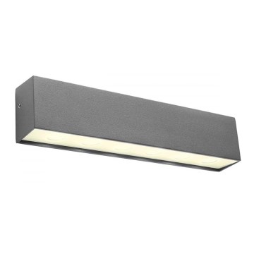 Redo 90394 - Iluminação de parede exterior LED OMNIA LED/12W/230V 3000K IP54 cinzento