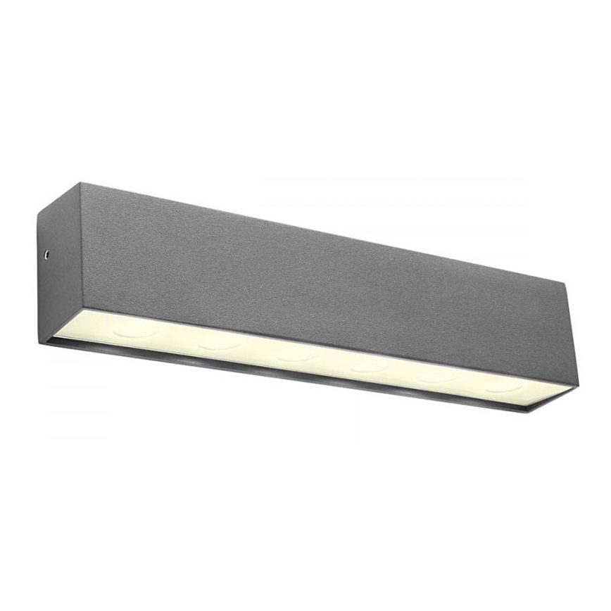 Redo 90394 - Iluminação de parede exterior LED OMNIA LED/12W/230V 3000K IP54 cinzento