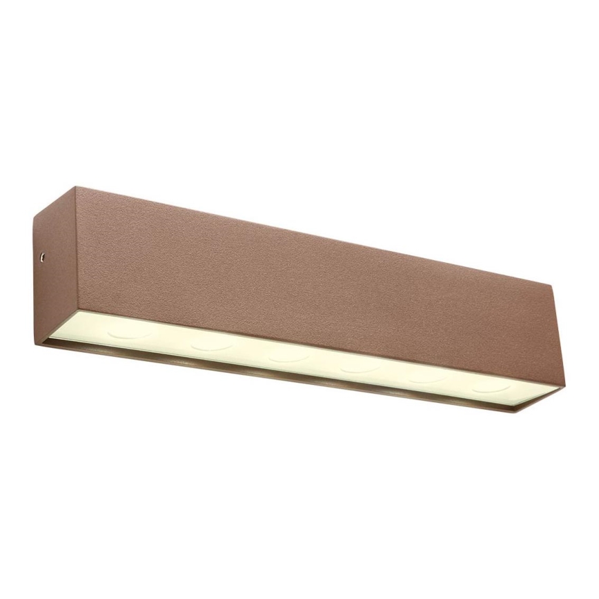 Redo 90395 - Iluminação de parede exterior LED OMNIA LED/12W/230V 3000K IP54 castanho