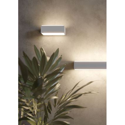 Redo 90400 - Iluminação de parede exterior LED DASH LED/9W/230V 4000K IP65 branco