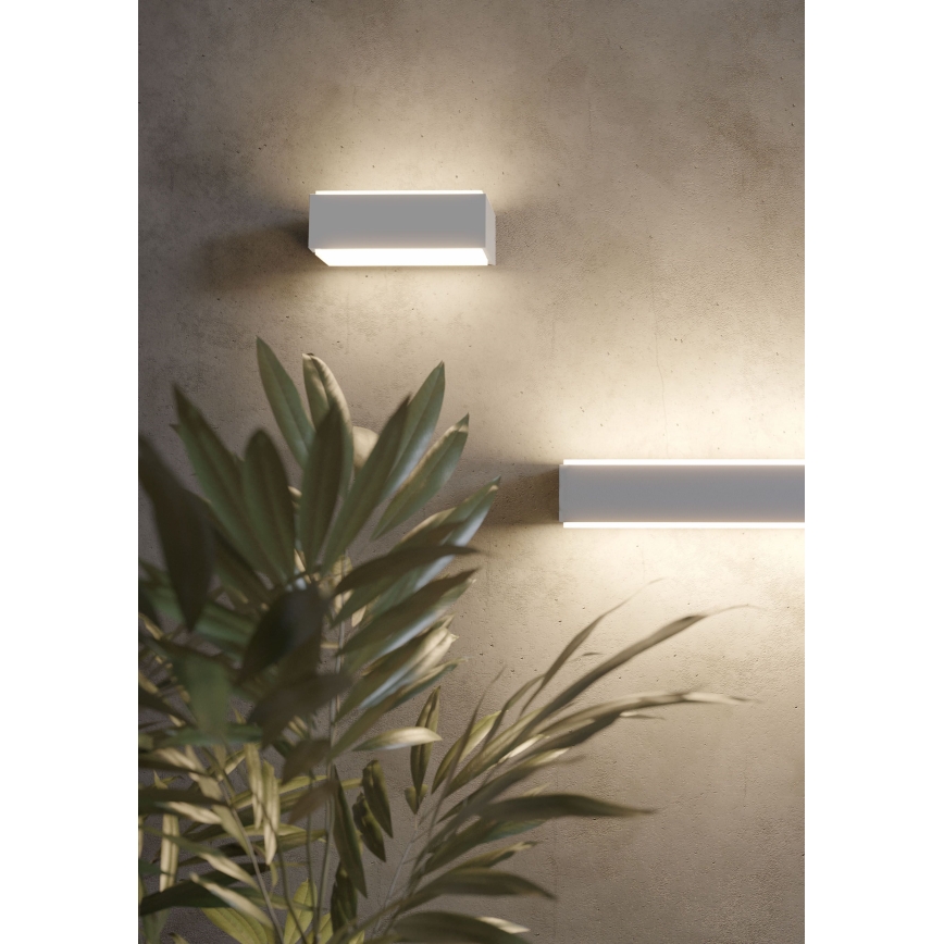 Redo 90400 - Iluminação de parede exterior LED DASH LED/9W/230V 4000K IP65 branco