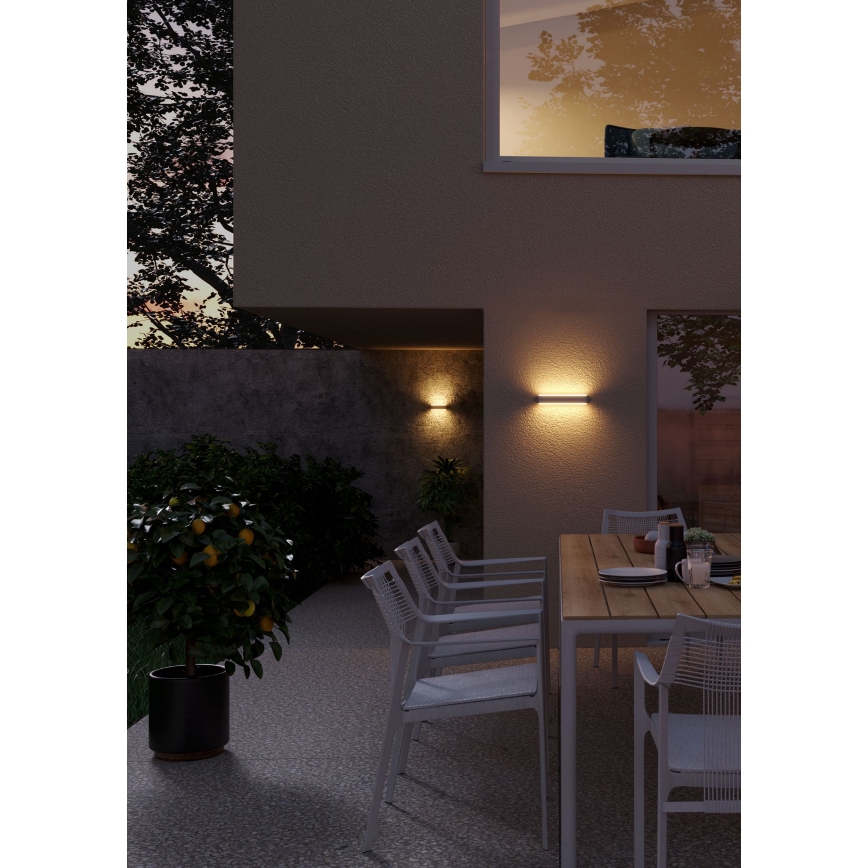 Redo 90402 - Iluminação de parede exterior LED DASH LED/9W/230V 4000K IP65 antracite