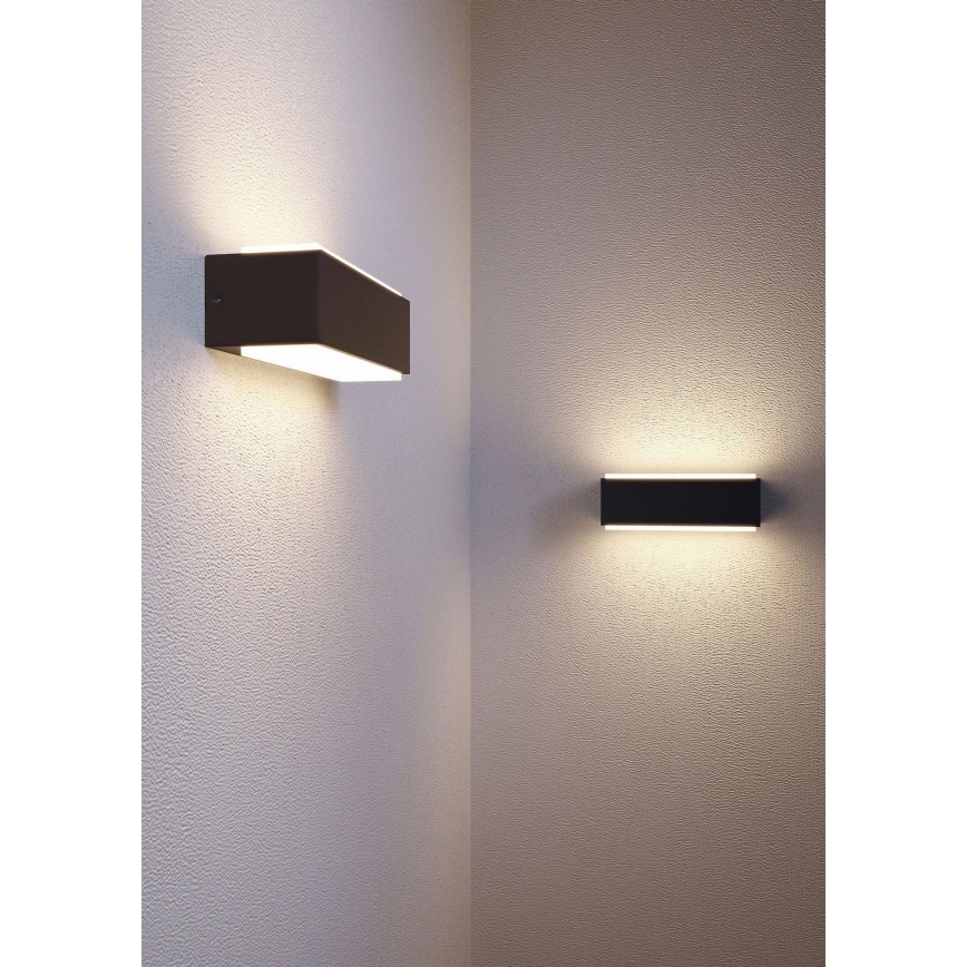 Redo 90402 - Iluminação de parede exterior LED DASH LED/9W/230V 4000K IP65 antracite