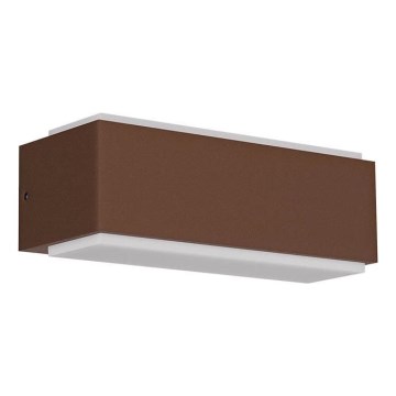 Redo 90404 - Iluminação de parede exterior LED DASH LED/9W/230V 4000K IP65 castanho
