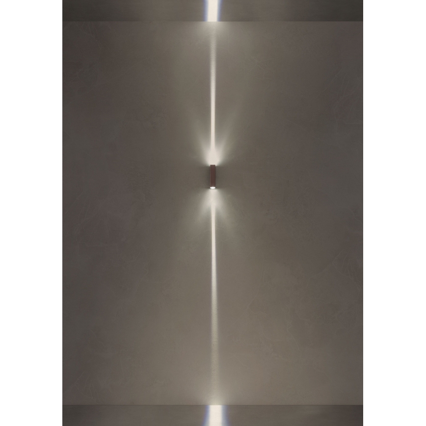 Redo 90424 - Iluminação de parede exterior LED ACE LED/5,84W/230V 4000K IP54 castanho