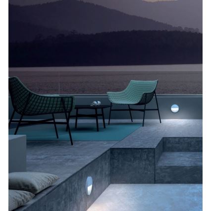 Redo 90476 - Iluminação de parede exterior LED LANDER LED/6W/230V IP54 branco