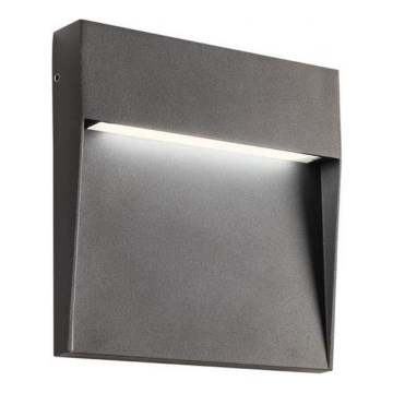 Redo 90479 - Iluminação de parede exterior LED LANDER LED/6W/230V IP54 antracite