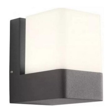 Redo 90489 - Iluminação de parede exterior LED TOK LED/9,4W/230V IP44 antracite