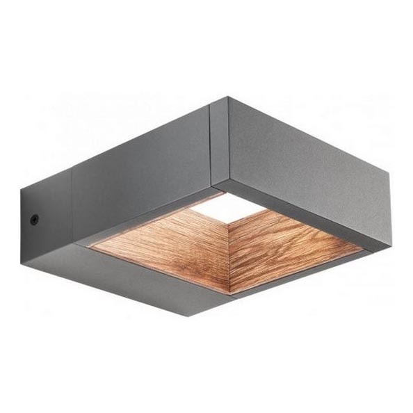 Redo 90508 - Iluminação de parede exterior LED WALD LED/10W/230V IP65 antracite