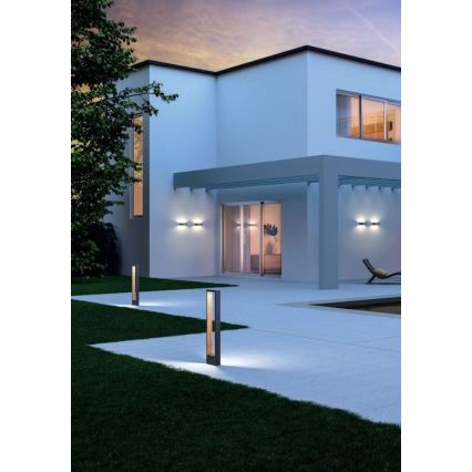 Redo 90508 - Iluminação de parede exterior LED WALD LED/10W/230V IP65 antracite