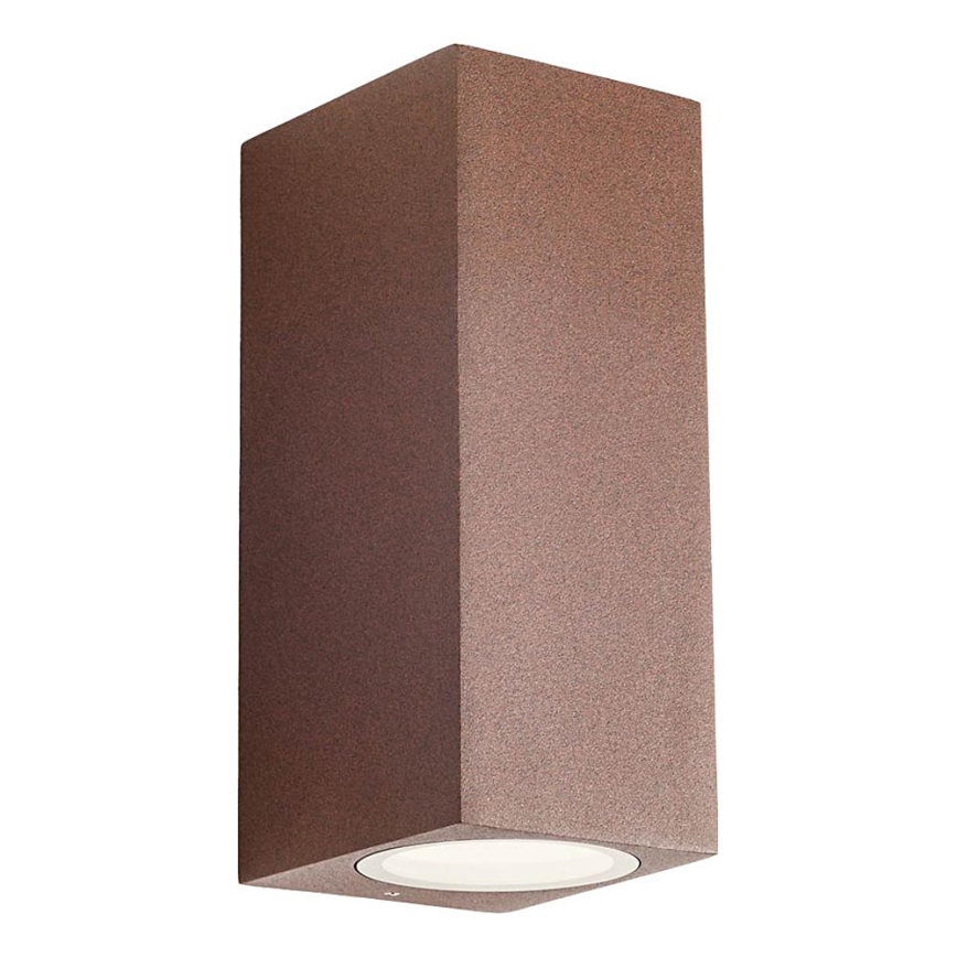 Redo 90531 - Iluminação de parede exterior LED BRIO LED/10W/230V 3000K IP54 castanho