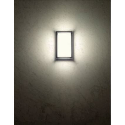 Redo 90533 - Iluminação de parede exterior LED QUADRIS LED/12W/230V IP54 antracite