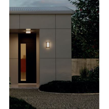 Redo 90534 - Iluminação de parede exterior LED QUADRIS LED/12W/230V IP54 castanho
