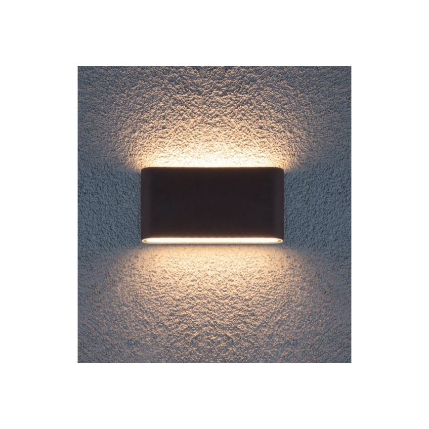 Redo 9054 - Iluminação de parede exterior LED POCKET LED/13W/230V IP54 antracite