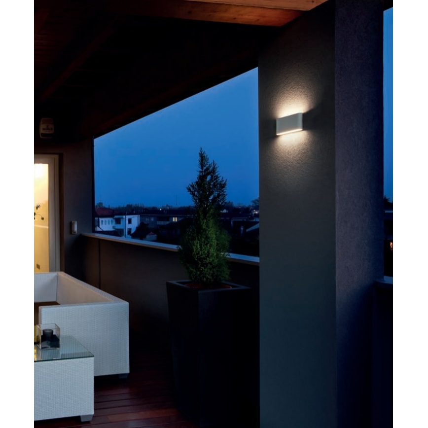Redo 9054 - Luz de parede LED de exterior POCKET 2xLED/6W/230V IP54