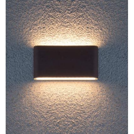 Redo 9054 - Luz de parede LED de exterior POCKET 2xLED/6W/230V IP54