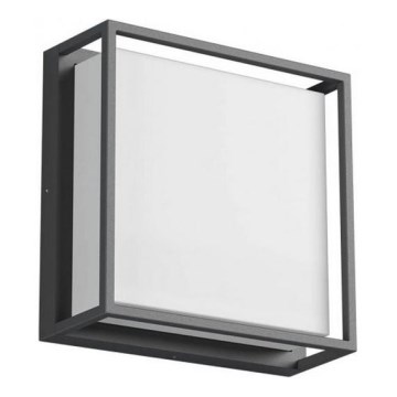 Redo 90565 - Iluminação de parede exterior LED QUADRIS LED/20W/230V IP54 antracite