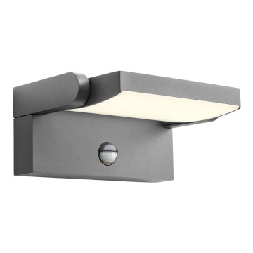 Redo 90587 - Iluminação de parede exterior LED com sensor FLIP LED/20W/230V CRI 90 3000K IP54 antracite