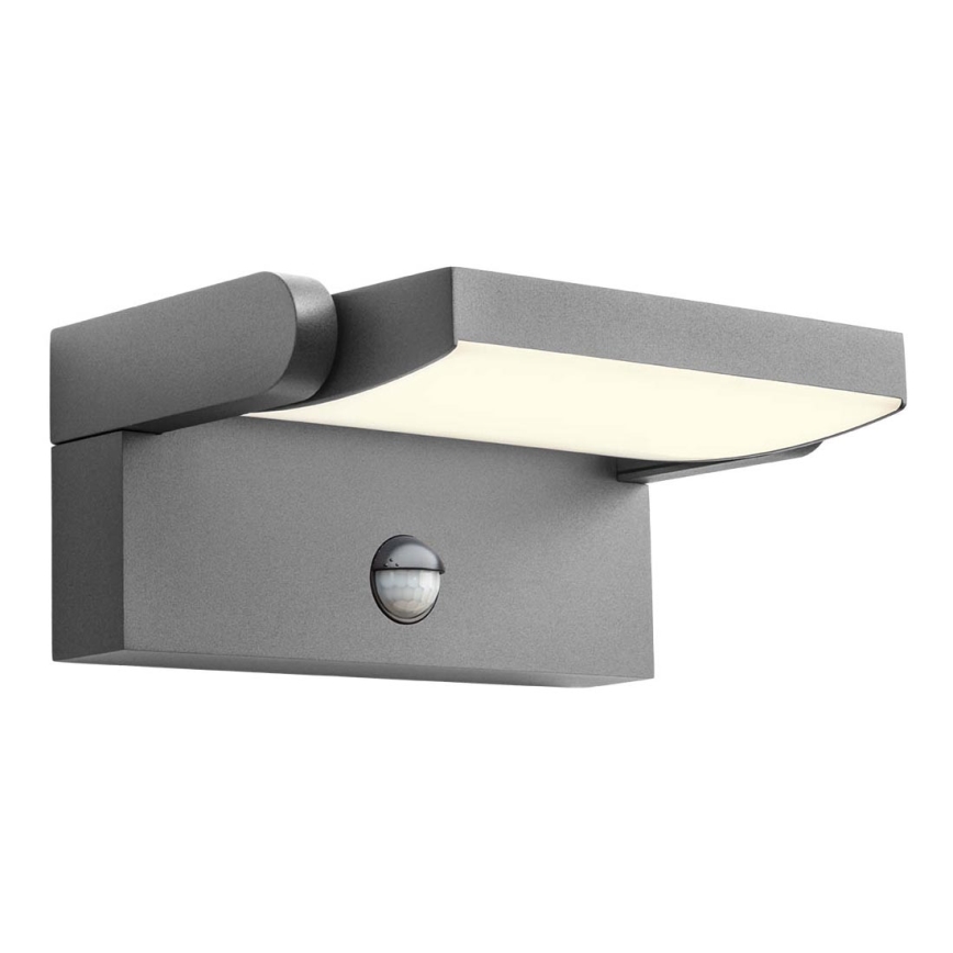 Redo 90587 - Iluminação de parede exterior LED com sensor FLIP LED/20W/230V CRI 90 3000K IP54 antracite