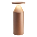 Redo 90590 - Candeeiro LED de exterior BIRO LED/12W/230V 3000K 30 cm CRI 90 IP65 castanho