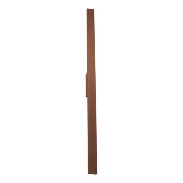 Redo 90624 - Iluminação de parede exterior LED REFLEXA LED/24W/230V 3000K 144 cm IP54 castanho