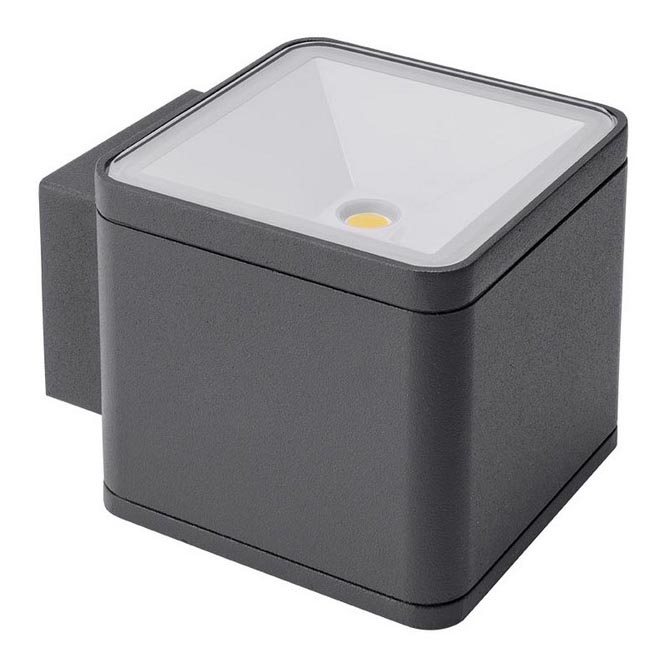 Redo 9065 - Luz de parede LED de exterior BETA 2xLED/6W/230V IP54