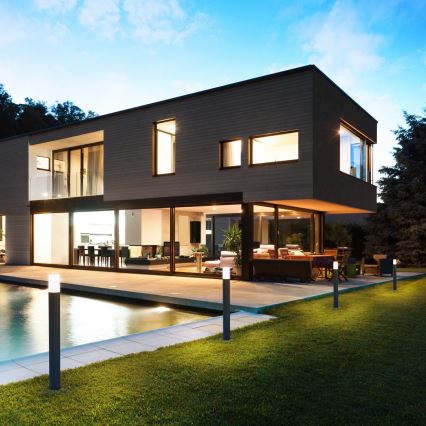 Redo 9078 - Candeeiro de exterior CRAYON 1xE27/42W/230V IP44