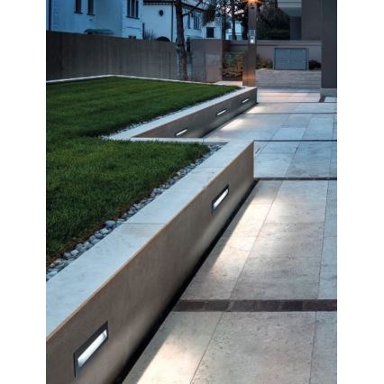 Redo 9091 - Iluminação para escadas exteriores LED IGOR LED/6W/230V 3000K IP54 branco