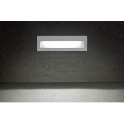 Redo 9091 - Iluminação para escadas exteriores LED IGOR LED/6W/230V 3000K IP54 branco
